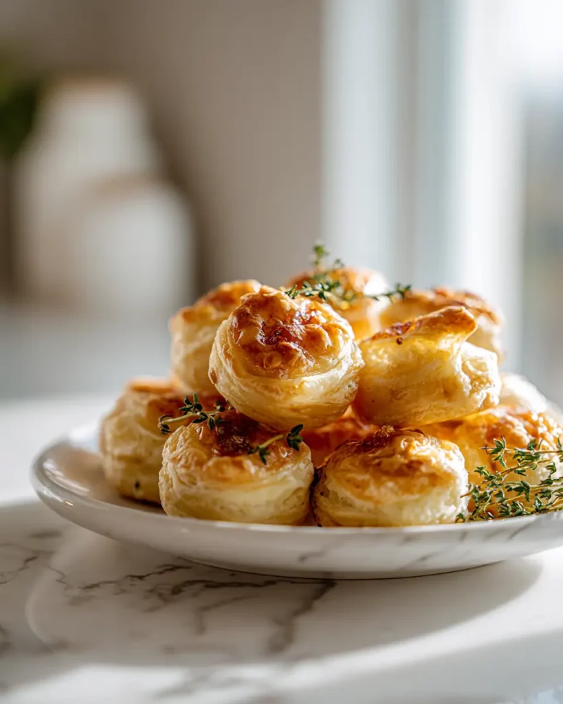 Appetizer Recipes: The Best Party Snacks and Finger Foods for Every Occasion 26 Brie Puff Pastry Bites golden puff pastry snacks with melted brie and jam
