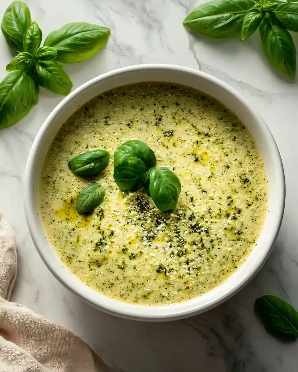 Zucchini and Basil Protein Soup | High Protein Detox Soup 1 Zucchini and Basil Protein Soup