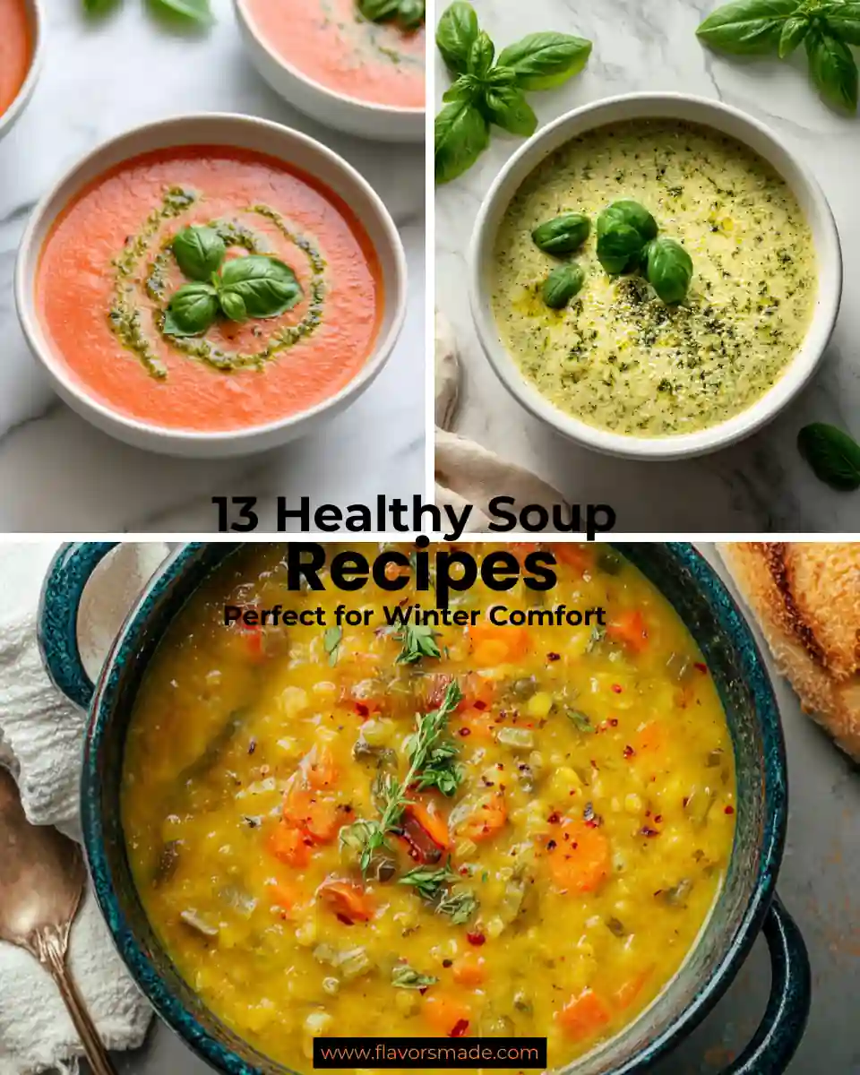 Healthy Soup Recipes : Nourishing, Cozy & Full of Flavor 1 Healthy Soup Recipes