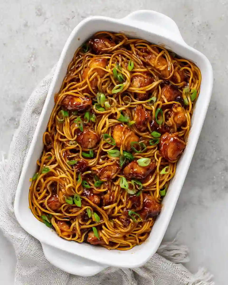 15 Chicken Pasta Recipes for Easy Family Dinners 14 honey garlic noodles portrait