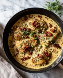 Low Carb Marry Me Chicken with Sun-Dried Tomatoes 10 low carb marry me chicken pinterest vertical