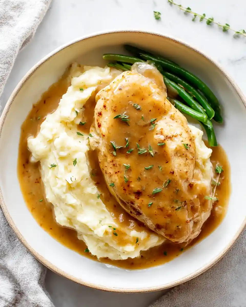 Easy Supper Ideas for Busy Nights 13 chicken mashed potatoes gravy 960x1200 1