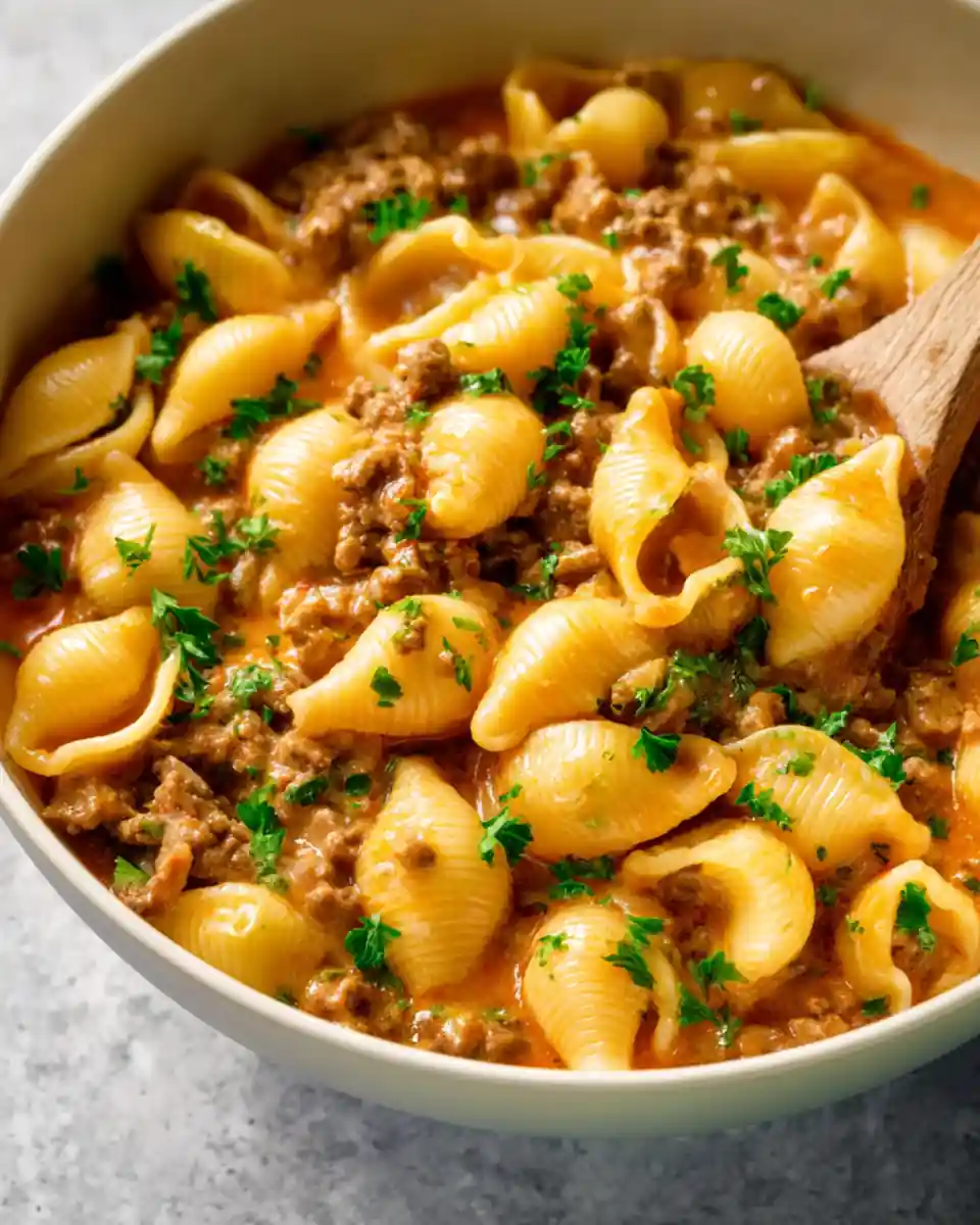 Easy Dinner Recipes Everyone Will Love 2 creamy beef pasta shells 960x1200 1