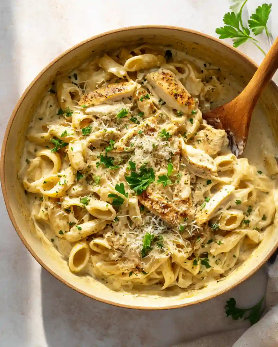 25 Creamy Chicken Recipes for Easy Family Dinners 14 creamy chicken alfredo 960x1200 1