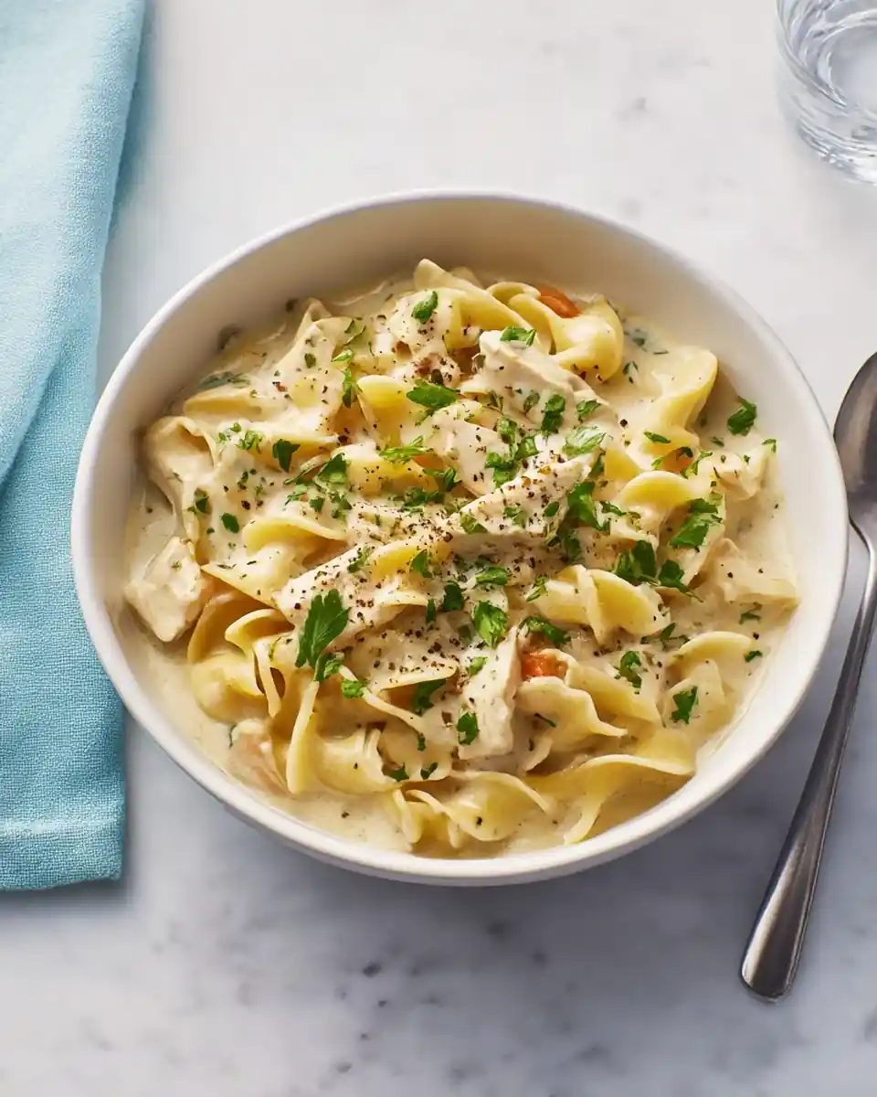 Easy Supper Ideas for Busy Nights 7 creamy chicken noodles 960x1200 1