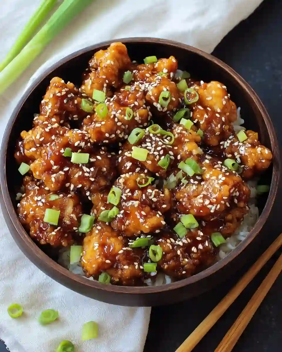 40 Easy Chicken Dinner Recipes for Busy Weeknights 37 sesame chicken rice bowl 960x1200 compressed
