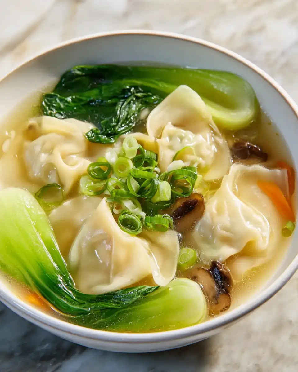Wonton Soup Recipe – Easy Chinese-Inspired Comfort Soup