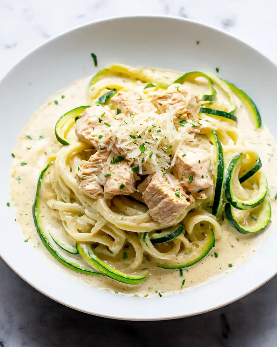 15 Chicken Pasta Recipes for Easy Family Dinners 16 creamy chicken zucchini pasta 960x1200 1