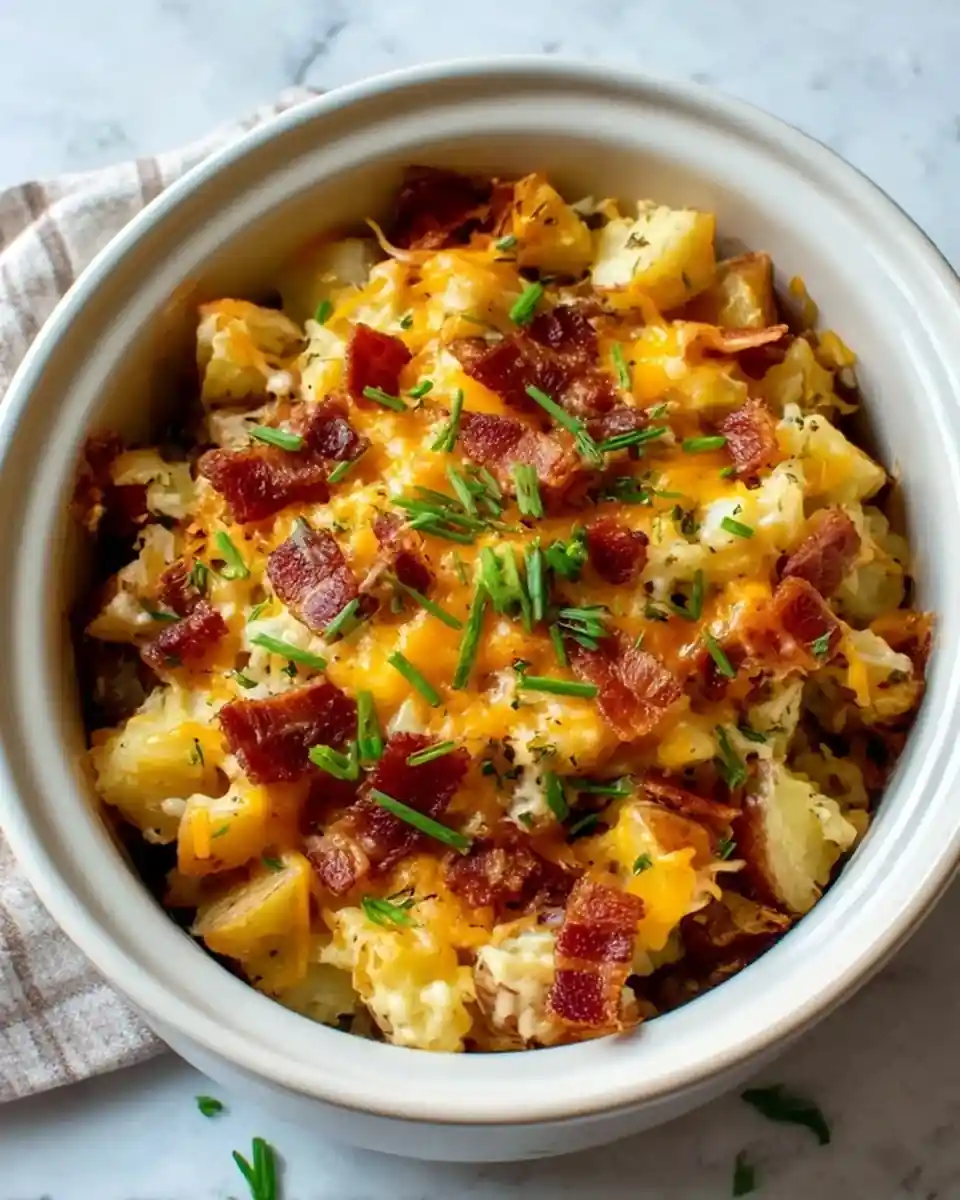 Crockpot Recipes: Easy Crockpot Dishes for Busy Days 6 loaded potato casserole 960x1200 1