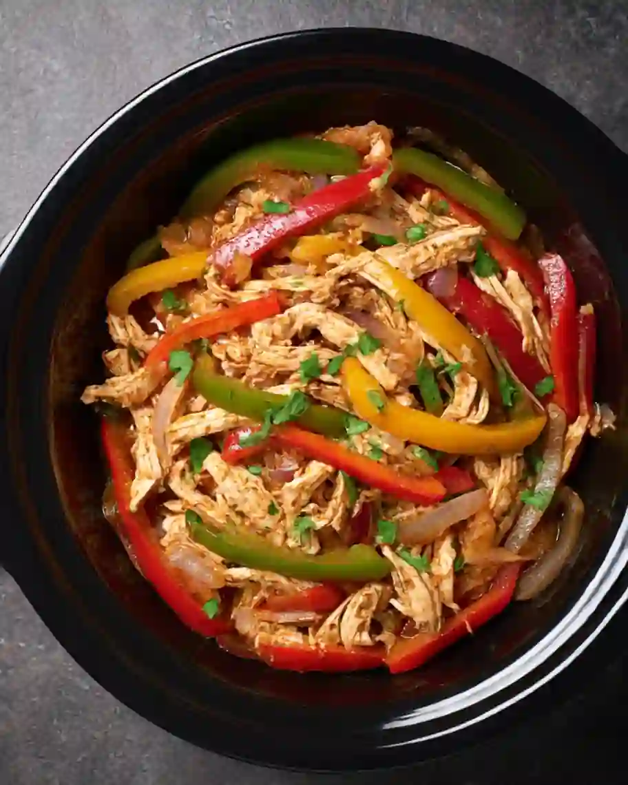 Crockpot Recipes: Easy Crockpot Dishes for Busy Days 11 shredded chicken peppers 960x1200 under50kb