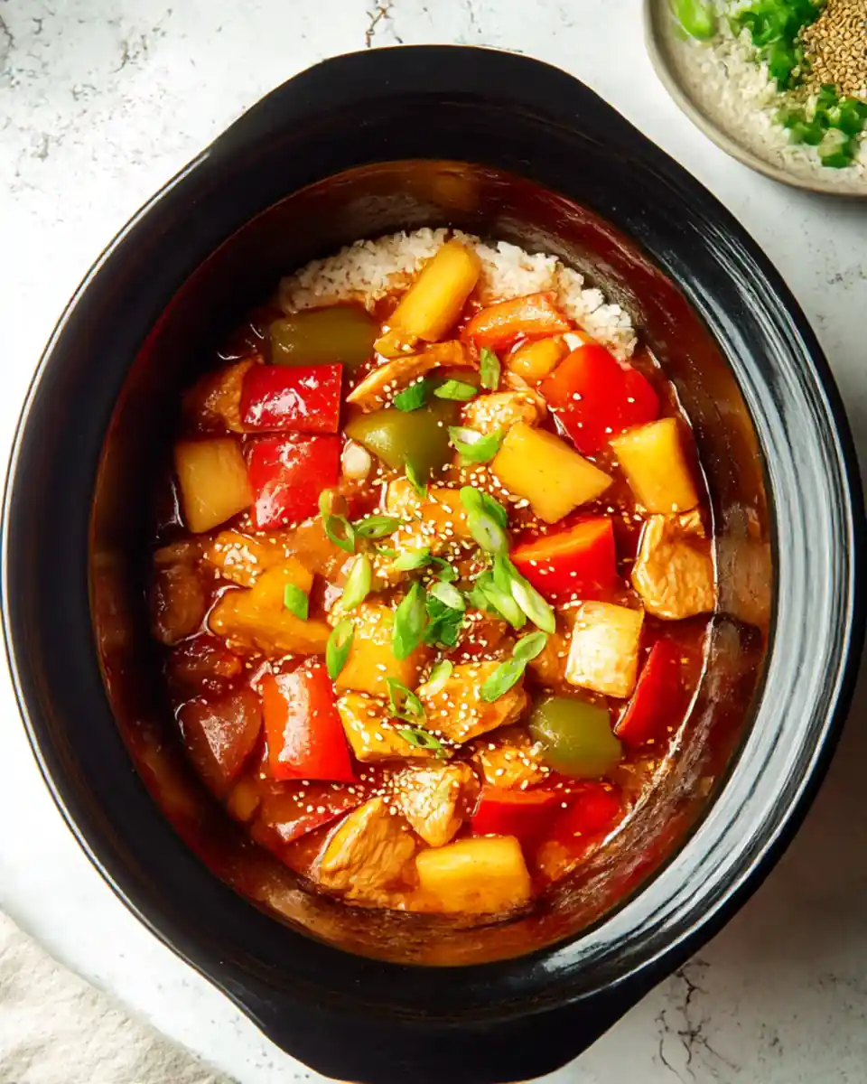 Crockpot Recipes: Easy Crockpot Dishes for Busy Days 7 sweet sour chicken 960x1200 under50kb 1