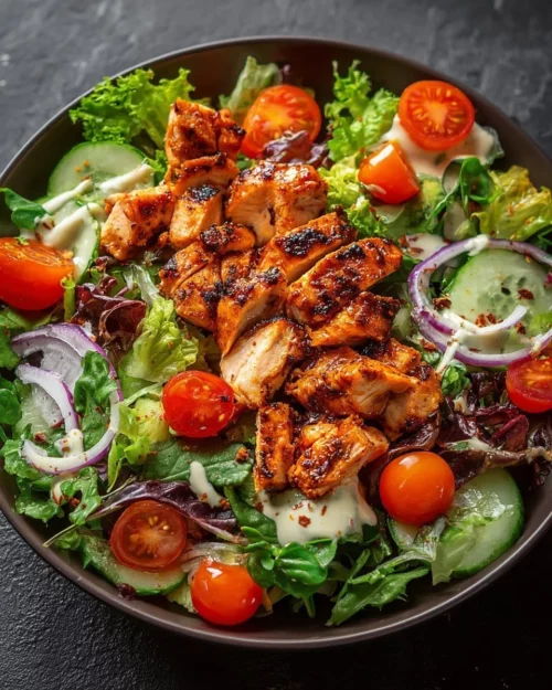 57 Easy Dinner Recipes for Busy Weeknights 57 buffalo chicken salad 2026 04 16 231137 e1778708139901