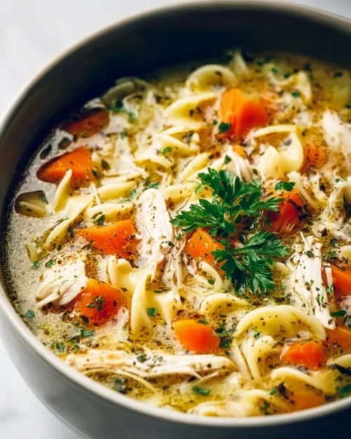 Crockpot Chicken Recipes: 30 Easy Slow Cooker Dinners for Busy Nights 6 crock pot chicken noodle soup 2026 04 25 233743 e1777889854453