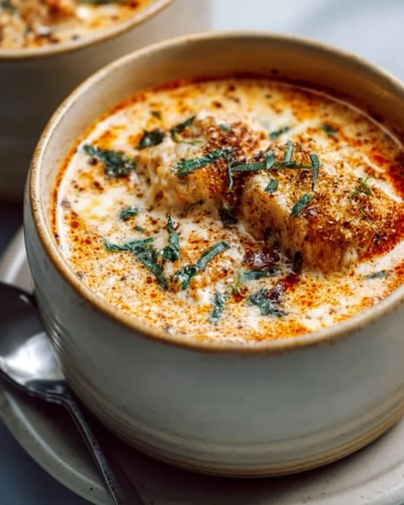 Crockpot Chicken Recipes: 30 Easy Slow Cooker Dinners for Busy Nights 10 crock pot creamy chicken parmesan soup 2026 04 25 233752 819x1024 1