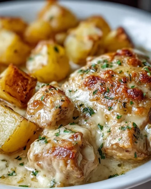 25 Summer Crockpot Recipes for Easy Family Dinners 21 garlic parmesan crockpot chicken and potatoes an 2026 04 25 233745 e1777889073269