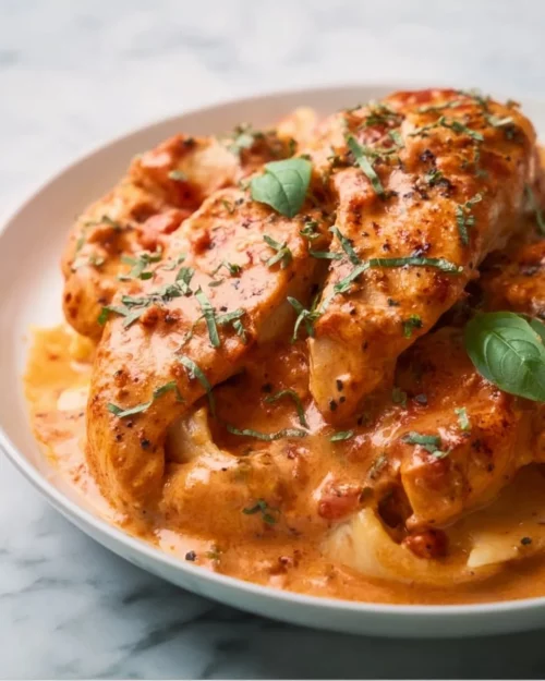 Crockpot Chicken Recipes: 30 Easy Slow Cooker Dinners for Busy Nights 13 slow cooker creamy tomato basil chicken breast 2026 04 25 233747 e1777794037665