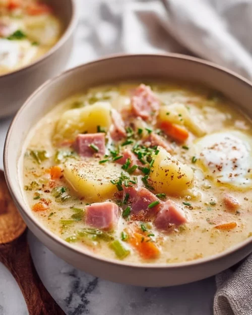 Crockpot Chicken Recipes: 30 Easy Slow Cooker Dinners for Busy Nights 28 tasty loaded ham and potato soup 2026 04 25 233746 e1777888917104