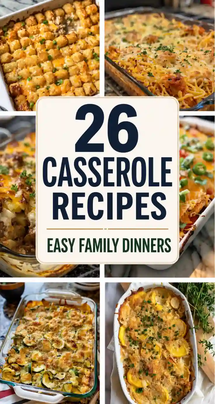 26 Casserole Recipes for Easy Family Dinners 1 26 Casserole Recipes for Easy Family Dinners