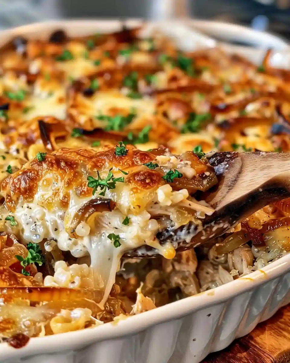 57 Easy Dinner Recipes for Busy Weeknights 25 chicken mushroom rice casserole 960x1200 1