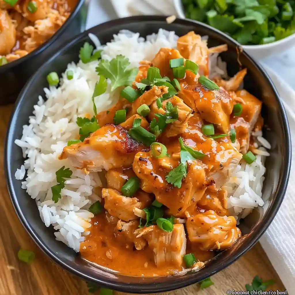 57 Easy Dinner Recipes for Busy Weeknights 14 coconut chicken rice bowl 1024x1024 2