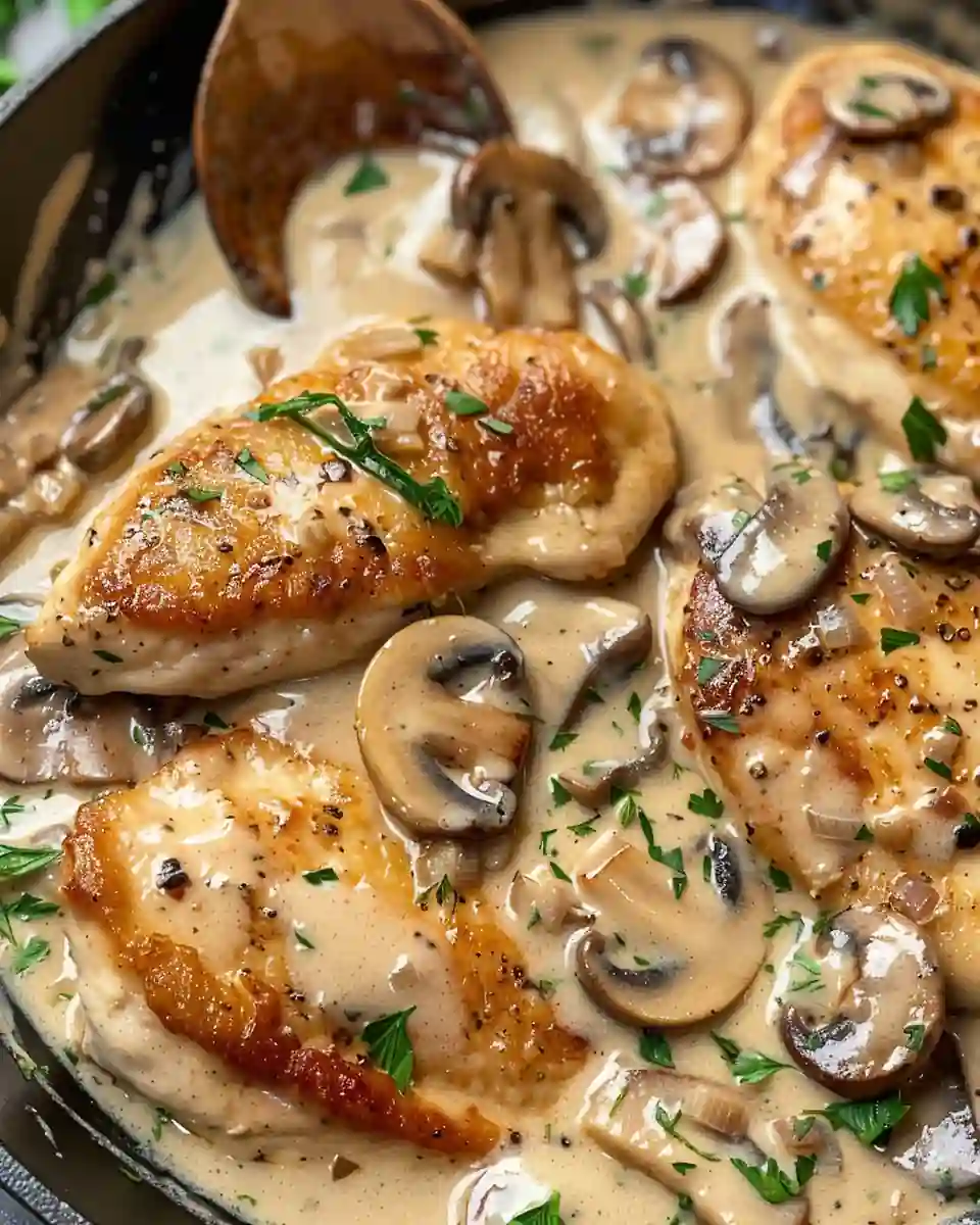 Creamy Mushroom Chicken Skillet with Flavor Boost 2 Creamy Mushroom Chicken Skillet with Flavor Boost