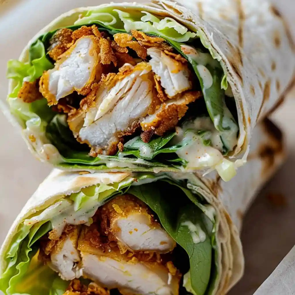 57 Easy Dinner Recipes for Busy Weeknights 21 crispy chicken wrap 1024
