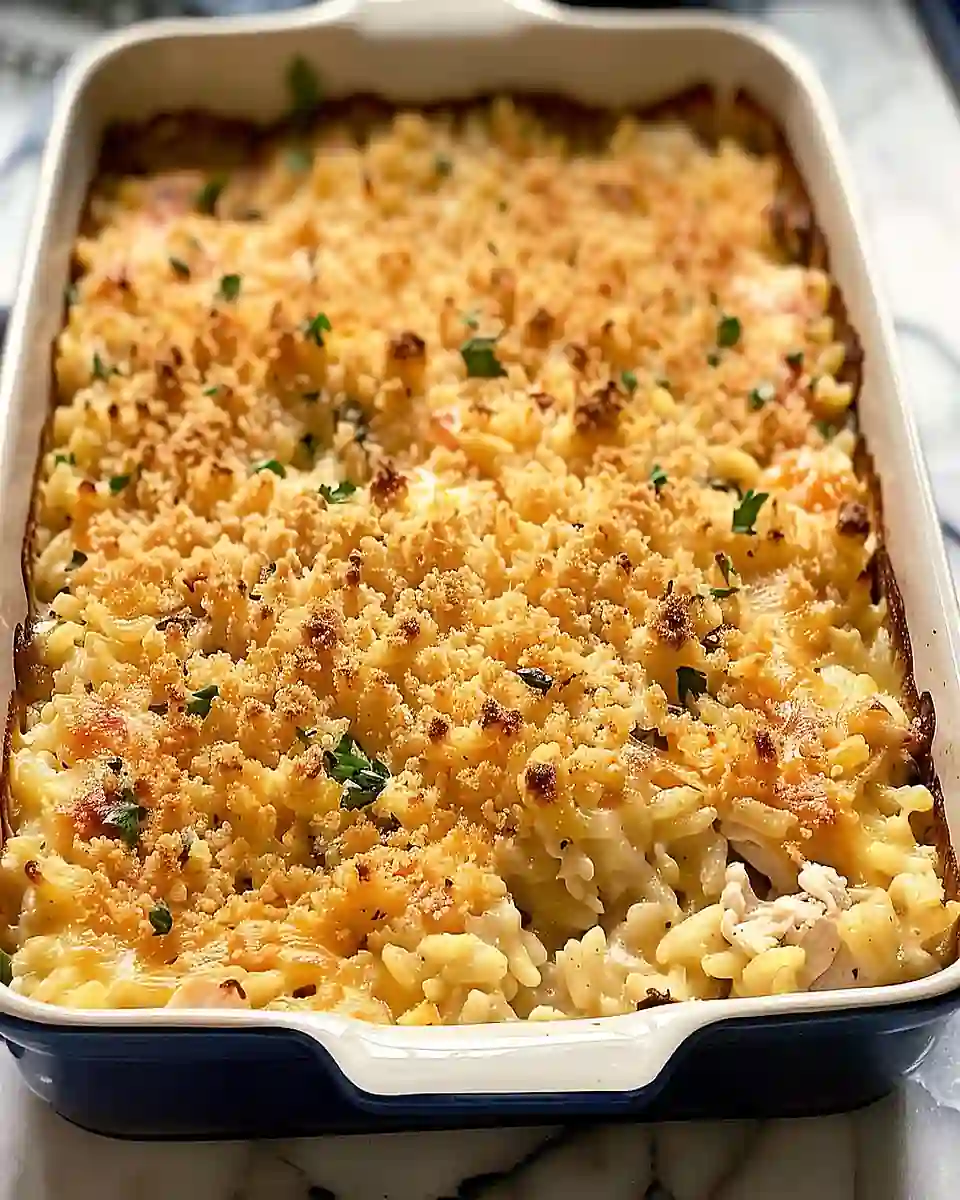 57 Easy Dinner Recipes for Busy Weeknights 36 f2ef22c75d734288b3a001672b6f4ac4 creamy orzo chicken bake
