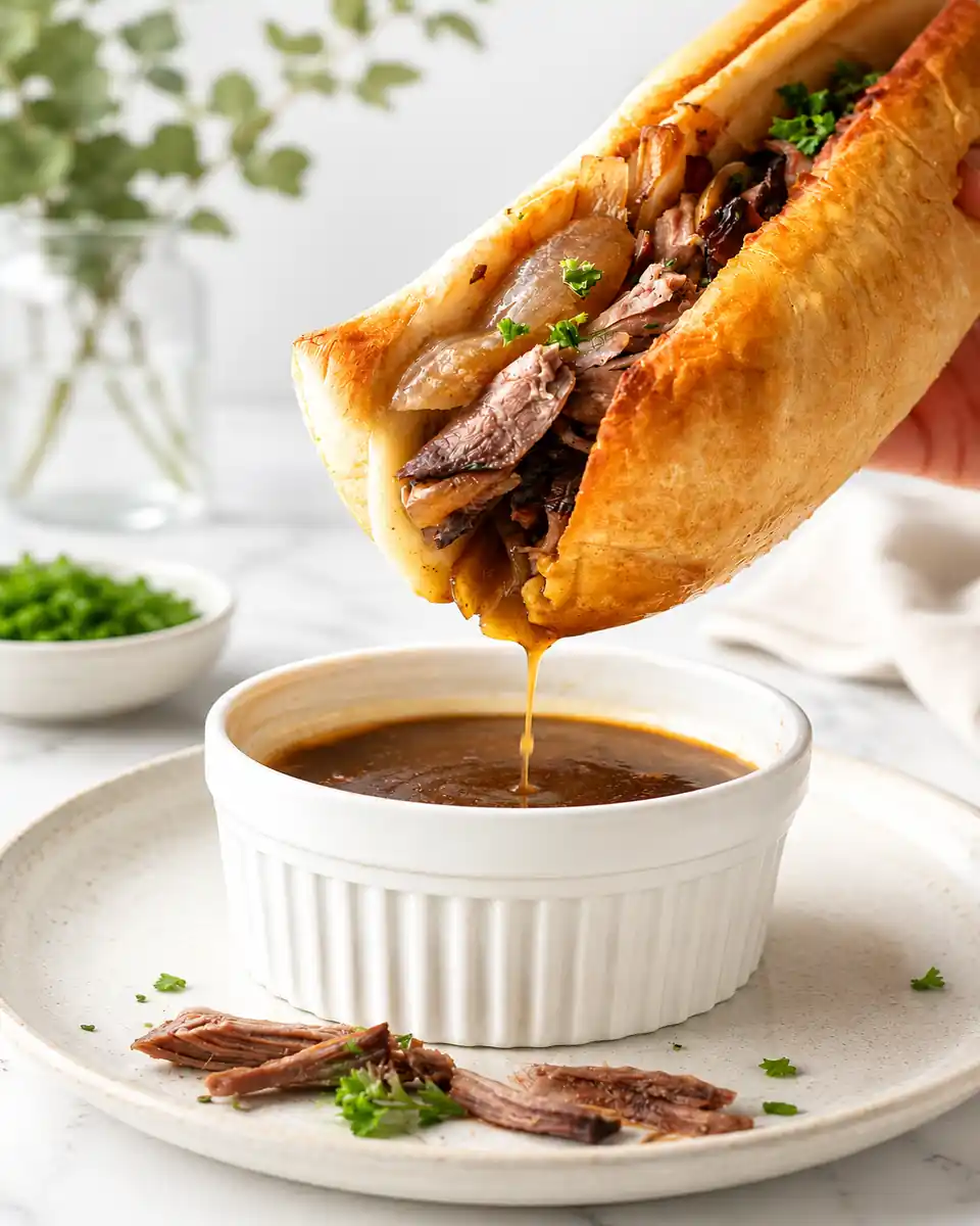 Slow Cooker French Dip Sandwiches: Ultimate Guide 2 Slow cooker French dip sandwiches