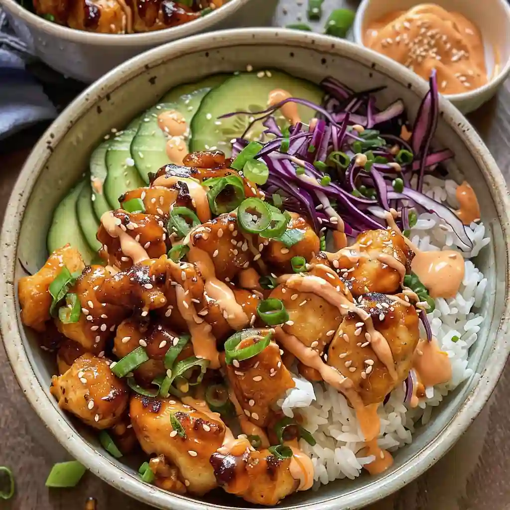 57 Easy Dinner Recipes for Busy Weeknights 16 glazed chicken rice bowl 1024