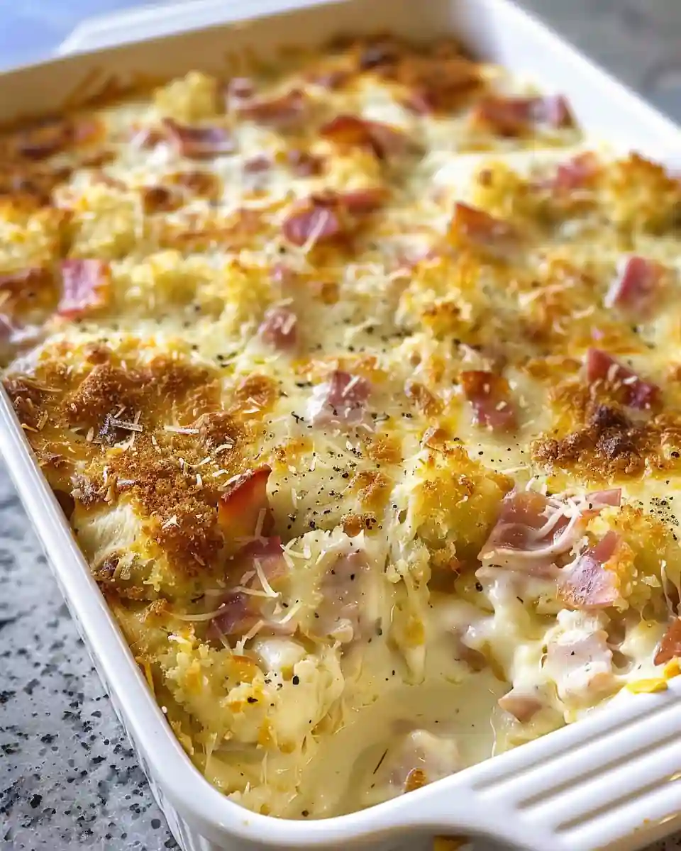 57 Easy Dinner Recipes for Busy Weeknights 24 ham potato gratin 960x1200 1