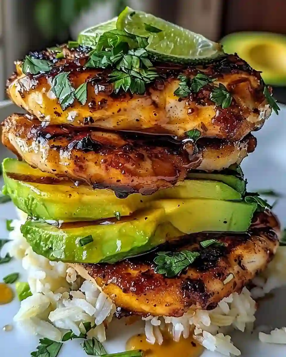 57 Easy Dinner Recipes for Busy Weeknights 56 honey lime chicken avocado rice 960x1200 1