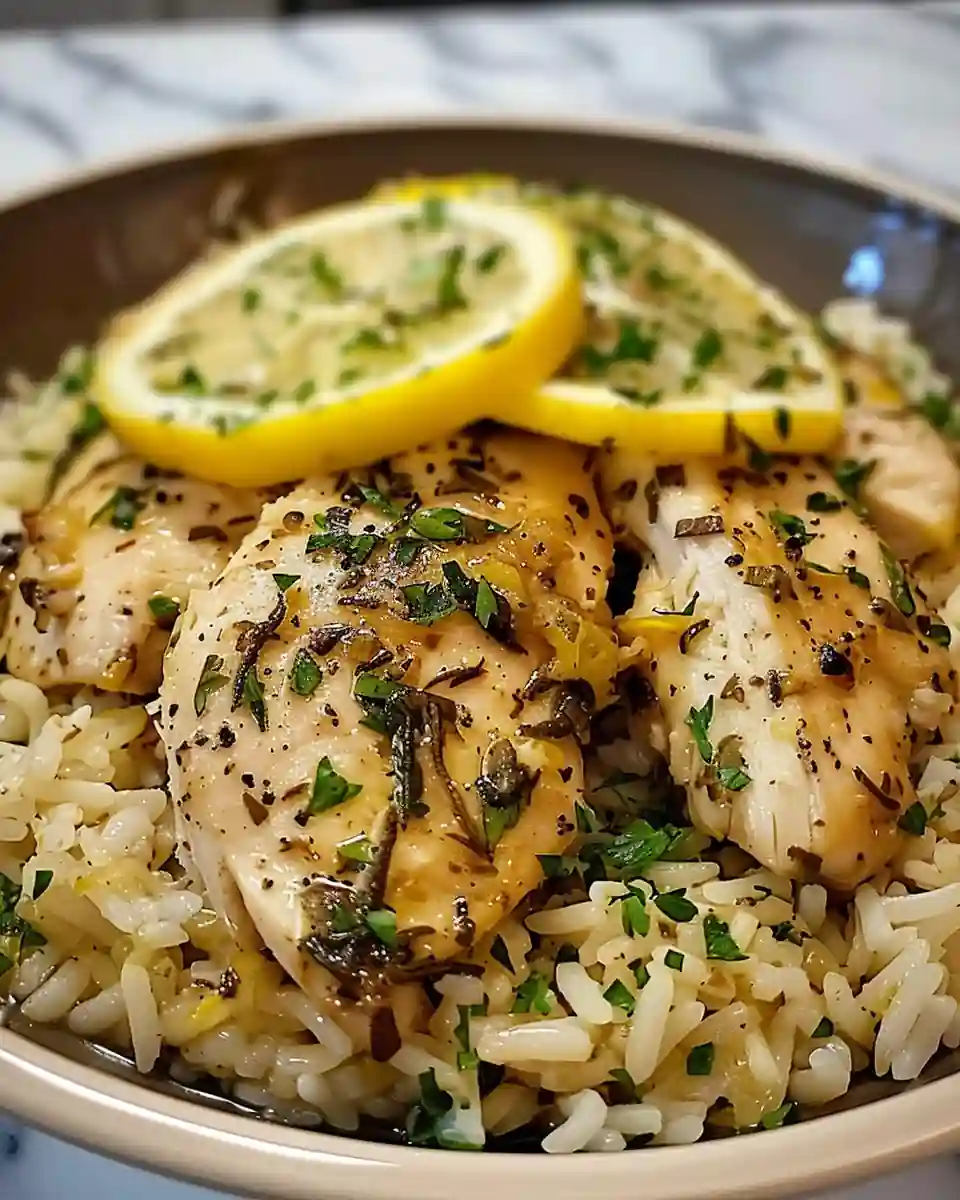 57 Easy Dinner Recipes for Busy Weeknights 48 lemon herb chicken rice 960x1200 1