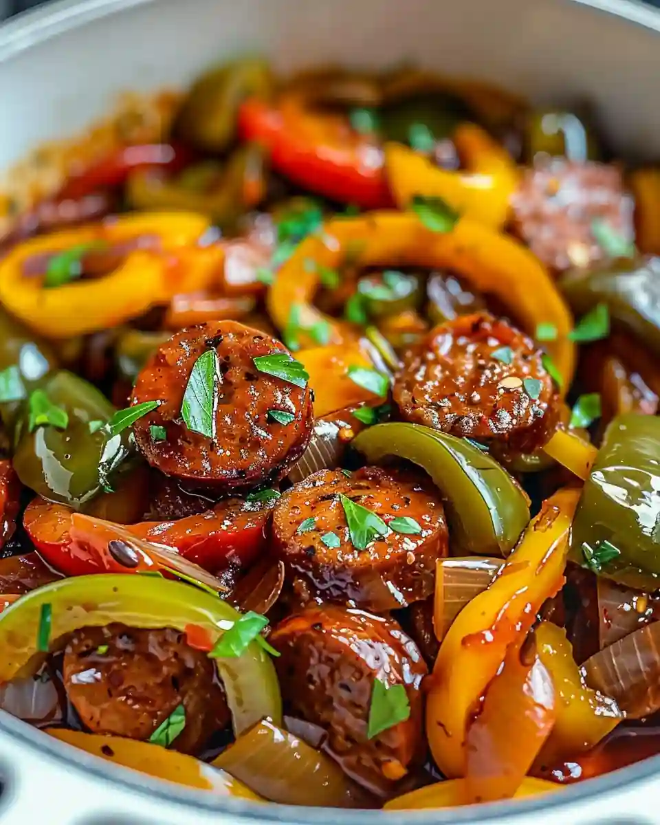 Crockpot Sausage and Peppers: Easy Weeknight Meal 2 Crockpot Sausage and Peppers: Easy Weeknight Meal