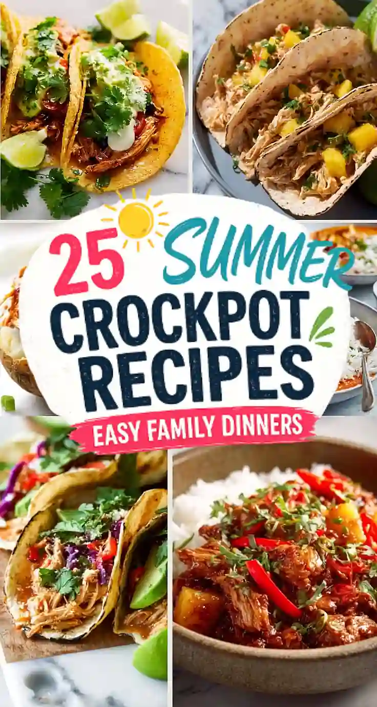 25 Summer Crockpot Recipes for Easy Family Dinners 1 25 Summer Crockpot Recipes for Easy Family Dinners