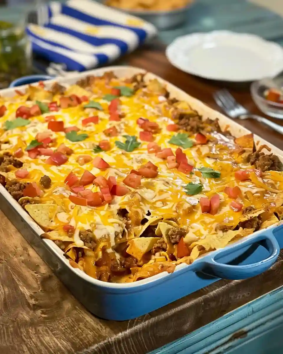 Ground Beef Recipes: Easy Dinner Ideas for Busy Weeknights 23 beef nacho casserole under50kb