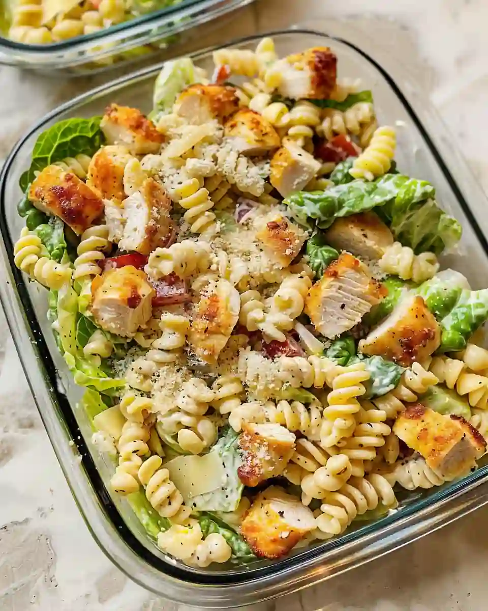 Chicken Caesar Pasta Salad Perfection 2 Chicken Caesar Pasta Salad Perfection
