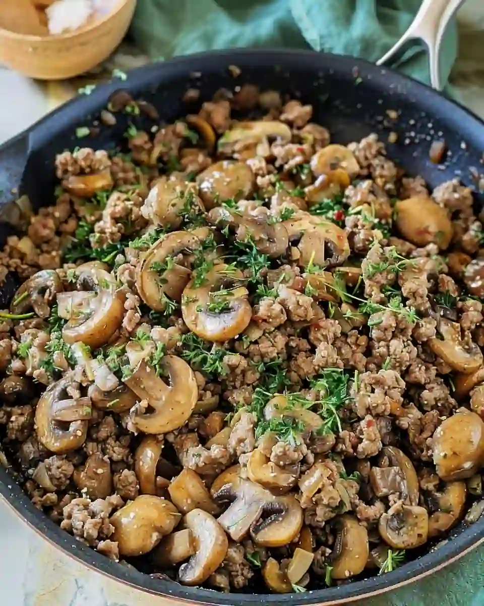 Ground Beef Recipes: Easy Dinner Ideas for Busy Weeknights 6 ground beef mushroom skillet 960x1200 1