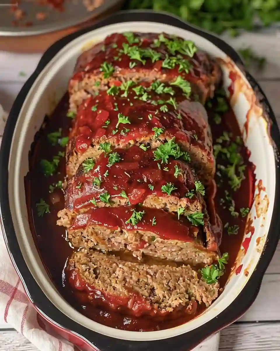 47 Dump and Go Crockpot Dinners for Busy Weeknights 33 meatloaf bbq webp 50kb