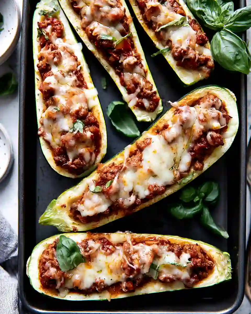 Ground Beef Recipes: Easy Dinner Ideas for Busy Weeknights 34 stuffed zucchini boats 960x1200 1