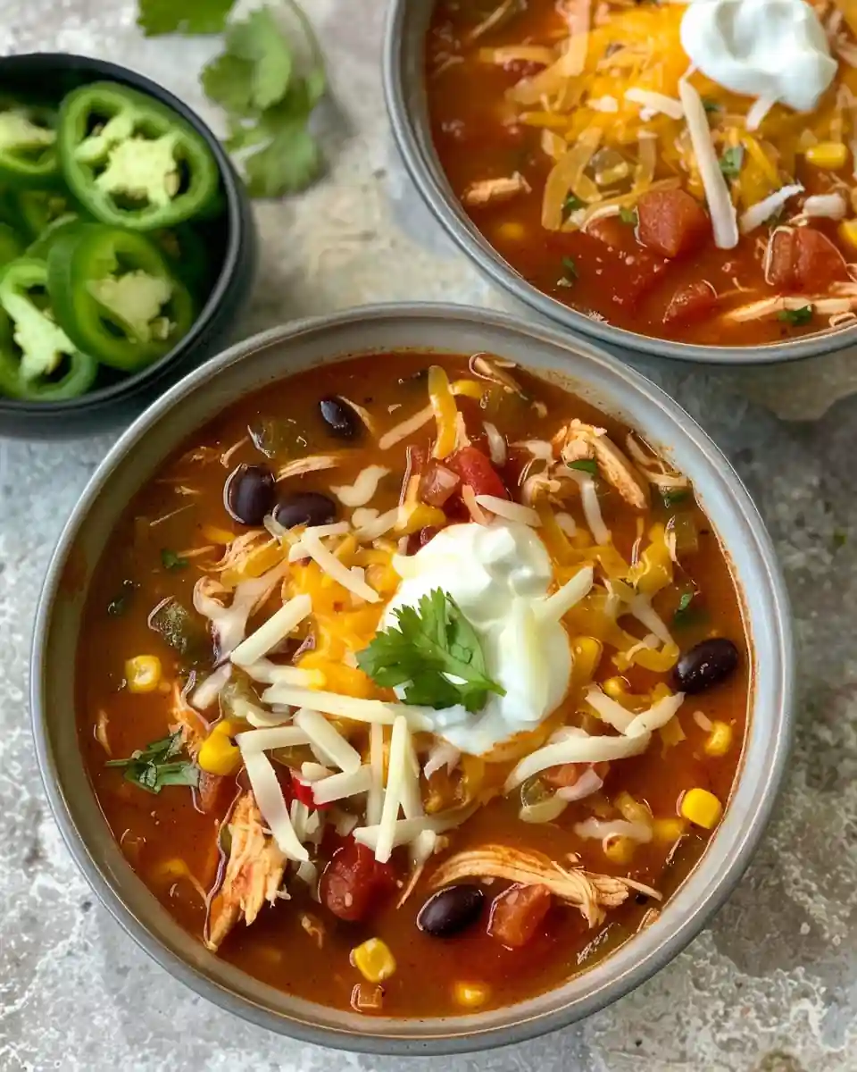Crockpot Chicken Enchilada Soup Recipe 2 Crockpot Chicken Enchilada Soup Recipe