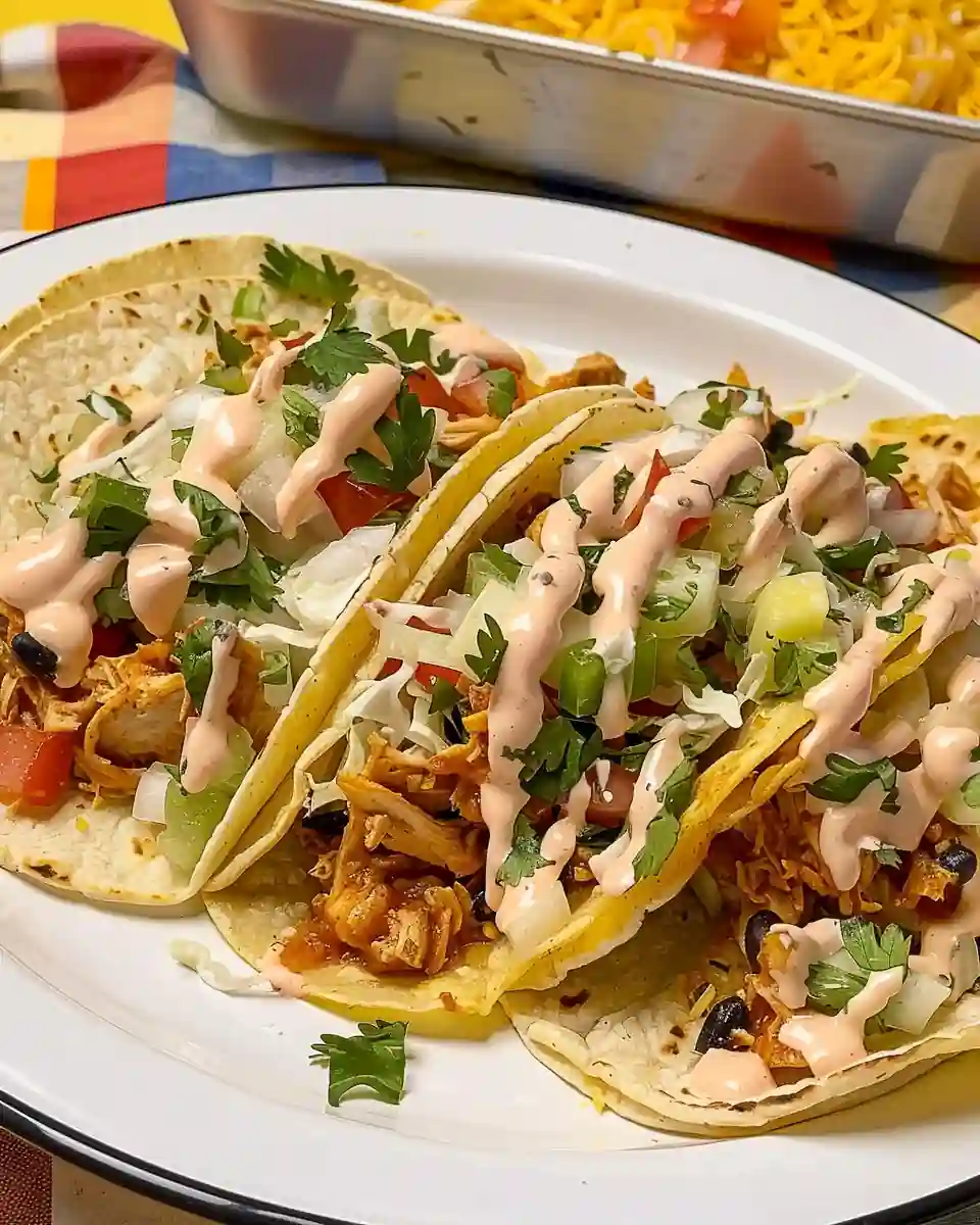 Easy Chicken Ranch Tacos for Quick Dinners 2 Easy Chicken Ranch Tacos for Quick Dinners
