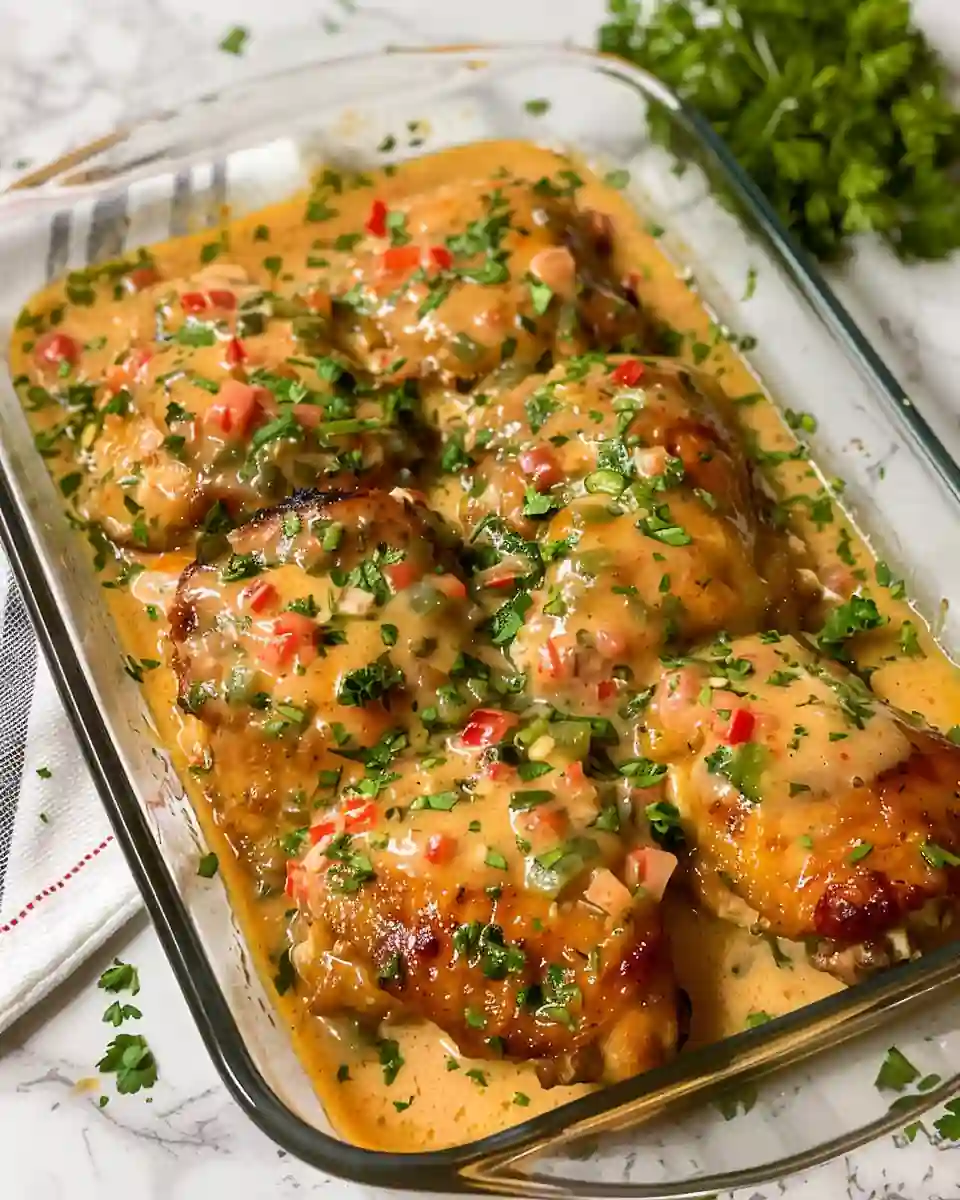 21 Best Chicken Thigh Recipes: Easy, Crispy, and Perfect Every Time 8 creamy smothered chicken thighs 960x1200 1