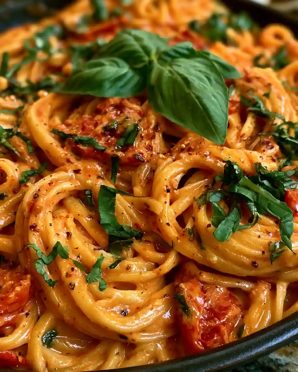 One-Pot Creamy Tomato Basil Pasta Recipe 2 One-Pot Creamy Tomato Basil Pasta Recipe