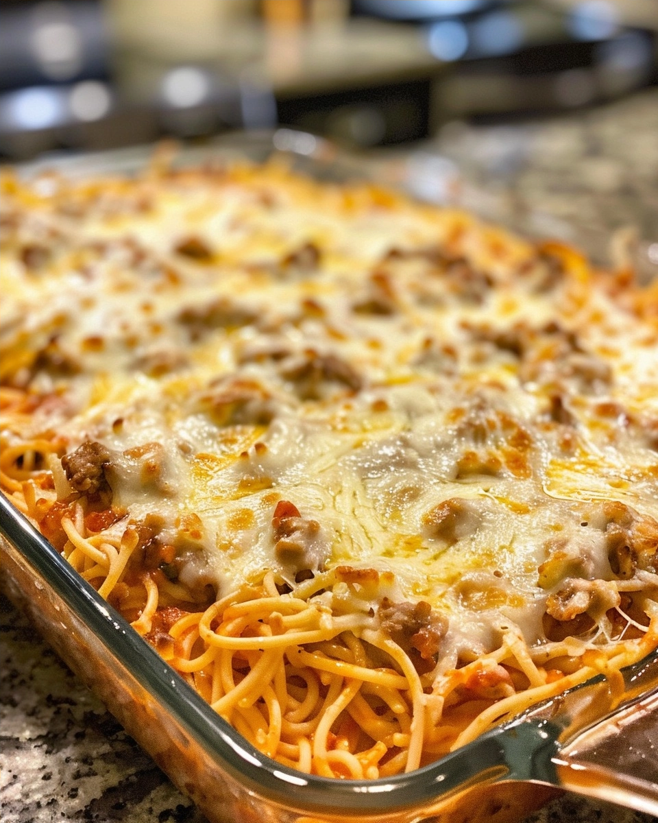 Baked Spaghetti Casserole Recipe