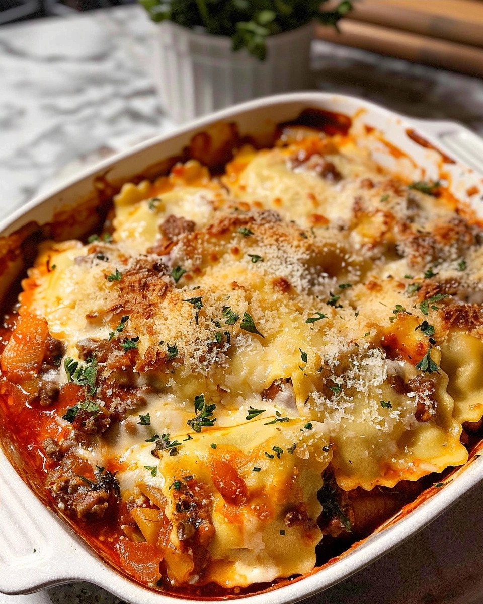 Ravioli Bake Casserole: A Hearty Family Dinner Plan 2 Ravioli Bake Casserole: A Hearty Family Dinner Plan
