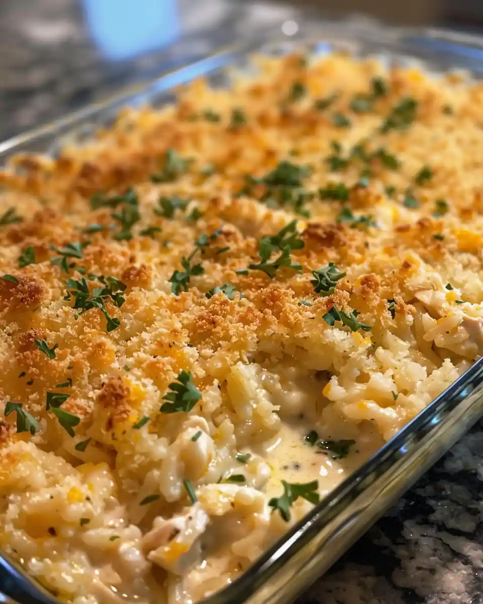 Creamy Chicken and Rice Casserole Recipe 2 Creamy Chicken and Rice Casserole