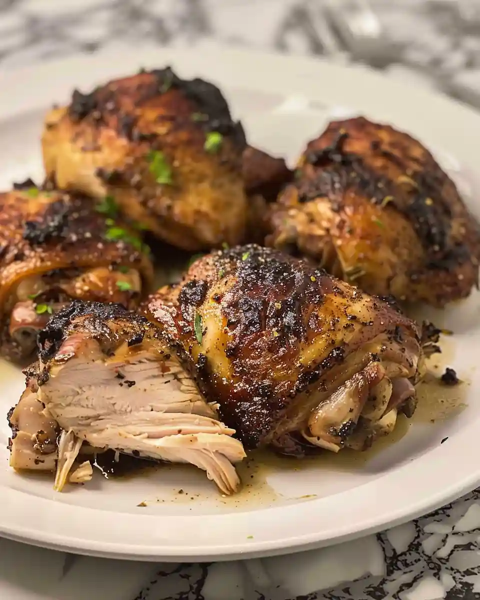 30 Fall Dinner Recipes for Cozy Family Nights 24 roasted chicken thighs plate 960x1200 1