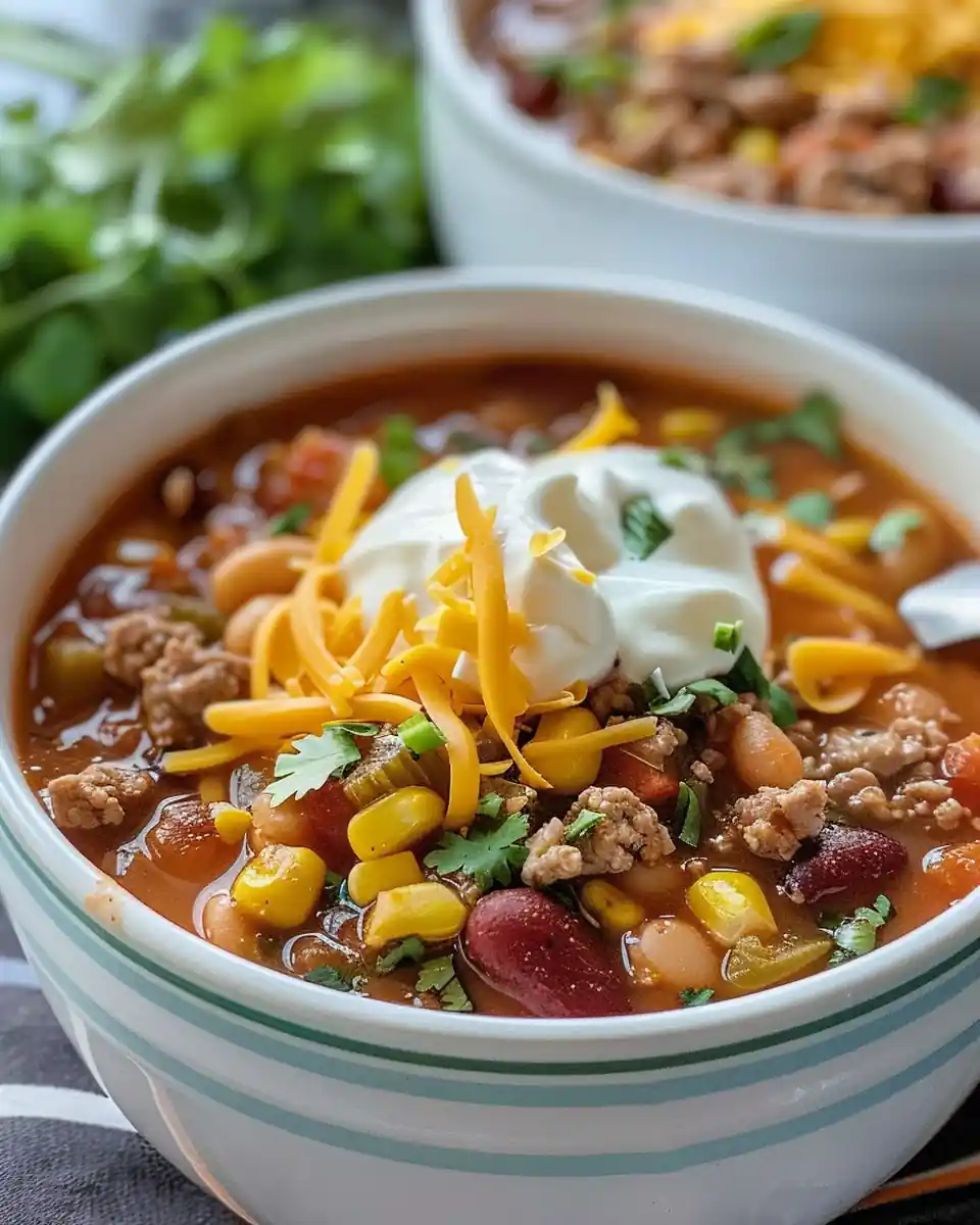Slow Cooker Taco Soup Recipe for Busy Weeknights 2 Slow Cooker Taco Soup Recipe for Busy Weeknights